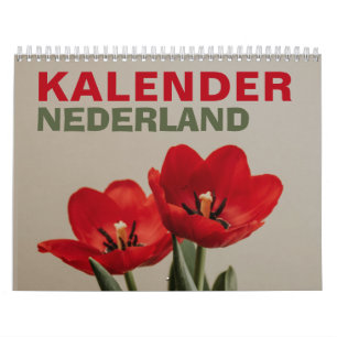 Calendário Kalender Nederland Países Baixos 2026 Holandês