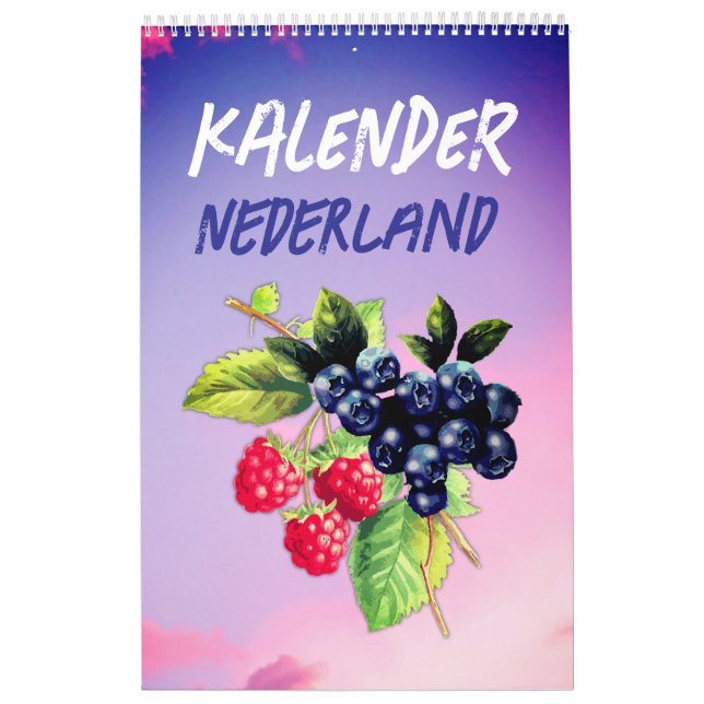 Calendário Kalender Nederland | Países Baixos 2026 Holandês (Capa)