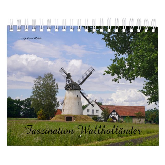 Calendário Kalender Wallholländer in Deutschland (Capa)
