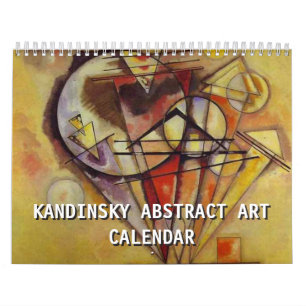 Calendário Kandinsky Abstrato Art