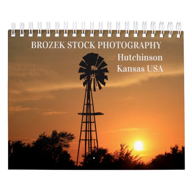 Calendário Kansas Country Landscape (Capa)