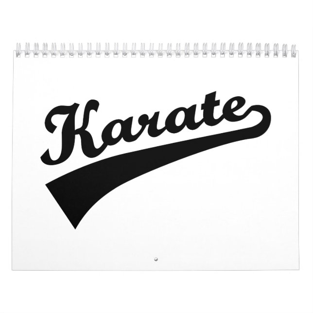 Calendário Karaté (Capa)