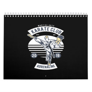 Calendário karaté clube adrénaline