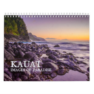 Calendário Kaua‘i, Imagens do Paraíso, Cênico Havaiano