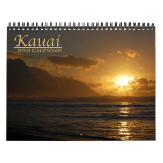 Calendário Kauai 2012
