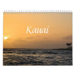 Calendário Kauai Beach