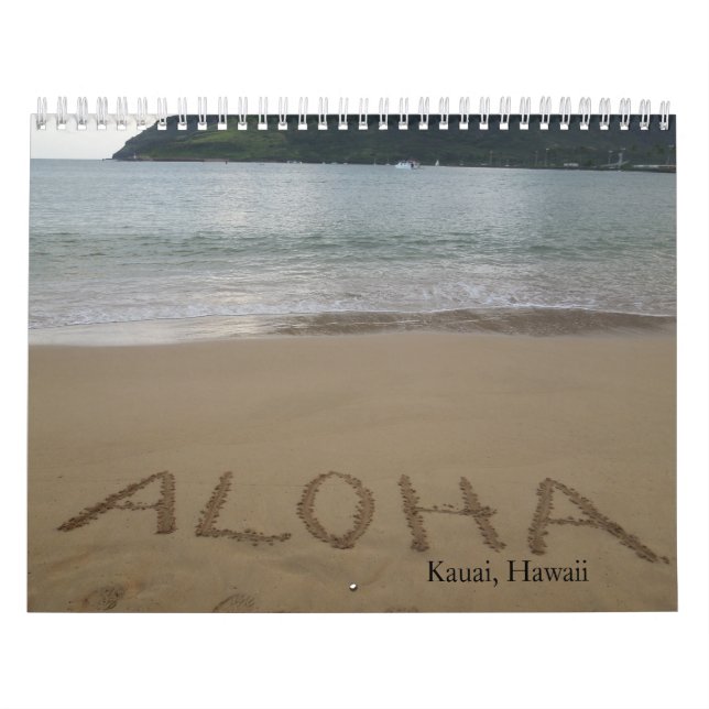 Calendário Kauai Hawaii (Capa)