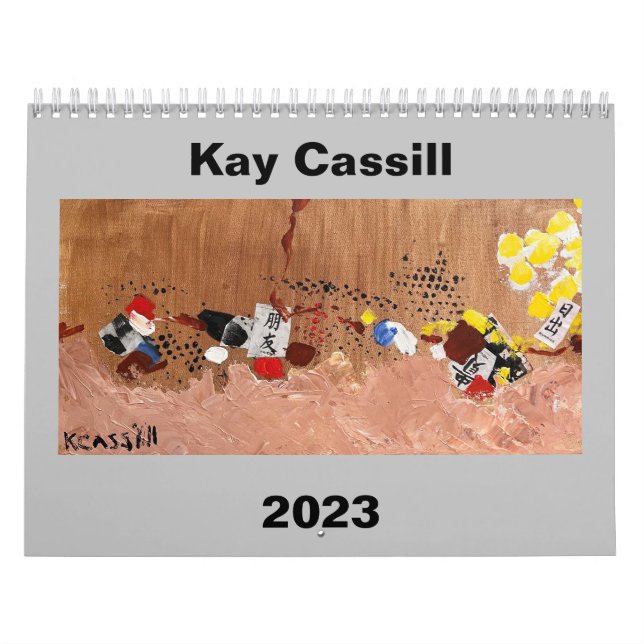 Calendário Kay Cassill 2023 Art Calendar (Capa)