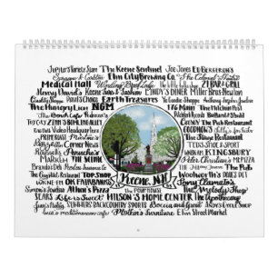 Calendário Keene, NH - Agora e Depois