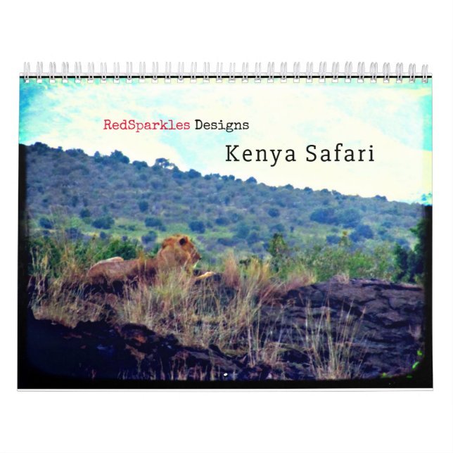 Calendário Kenya Safari (Capa)