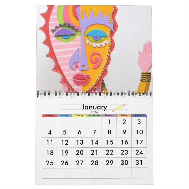 Calendário "KeRicTure" (Jan 2026)