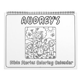 Calendário Kids Bible Stories Coloring Calendar