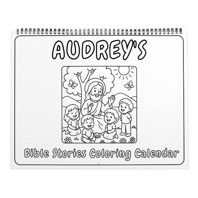 Calendário Kids Bible Stories Coloring Calendar (Capa)