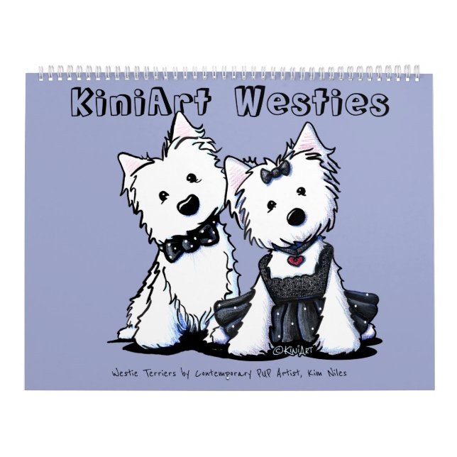 Calendário KiniArt Westie Terriers (Capa)