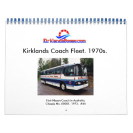 Calendário Kirklands Bus and Coach Fleet
