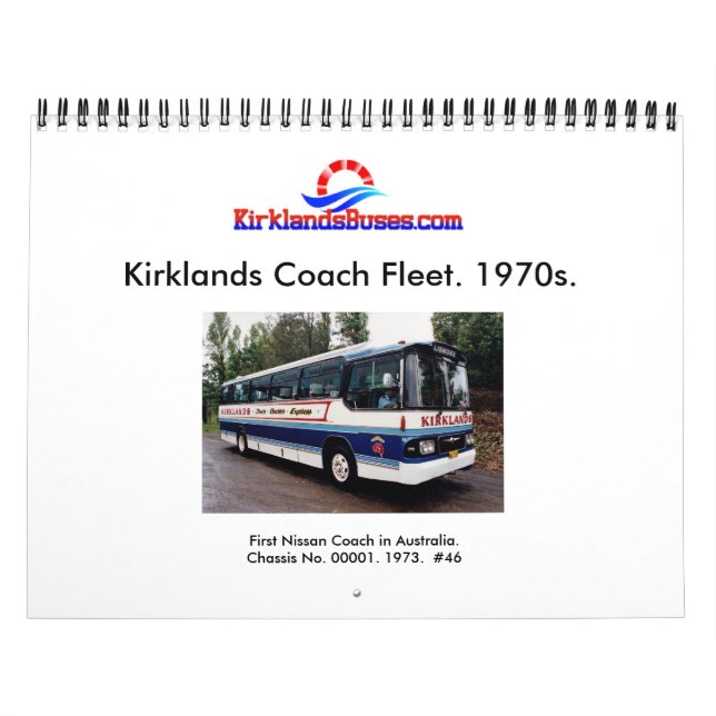 Calendário Kirklands Bus and Coach Fleet (Capa)