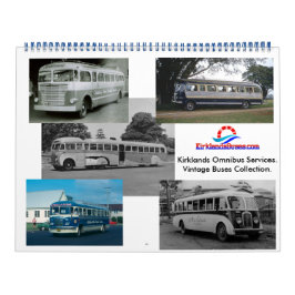 Calendário Kirklands Vintage Buses
