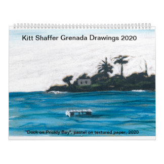 Calendário Kitt Shaffer 2020 Grenada Desenha grande calendári