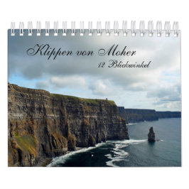 Calendário Klippen von Moher   12 Blickwinkel