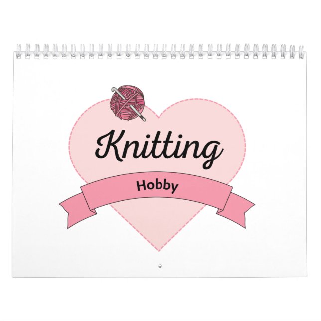 Calendário Knitting Hobby (Capa)
