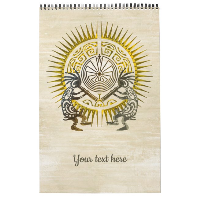 Calendário Kokopelli Duo - Homem No Maze - Sun 1 (Capa)