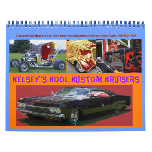 Calendário Kool Kustom Kruisers, de Kelsey, fevereiro de 2012