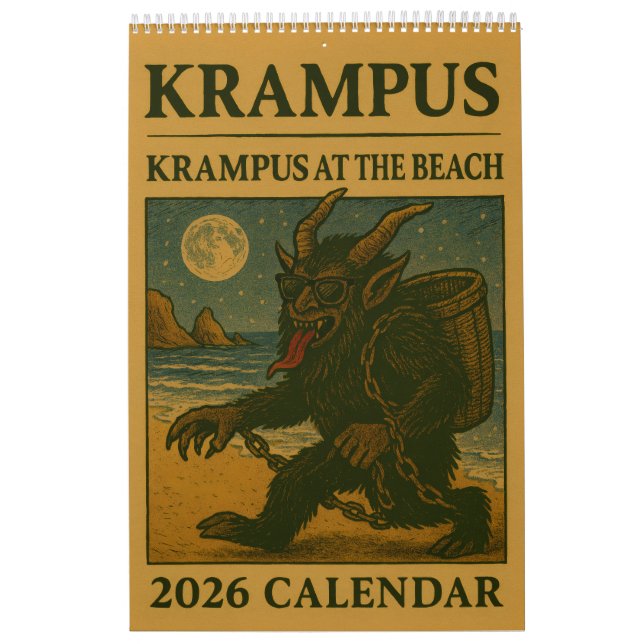 Calendário Krampus 2026: A Year of Mischief and Mayhem (Capa)