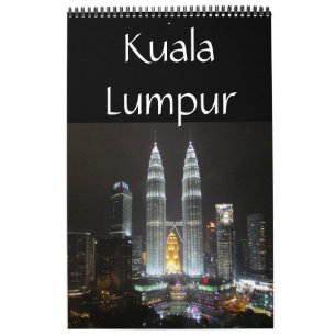 Calendário kuala lumpur malásia
