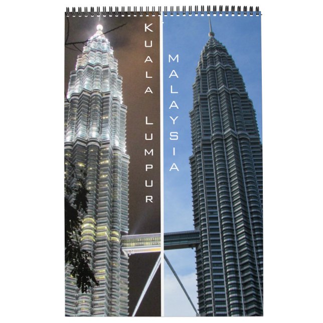 Calendário kuala lumpur malásia (Capa)