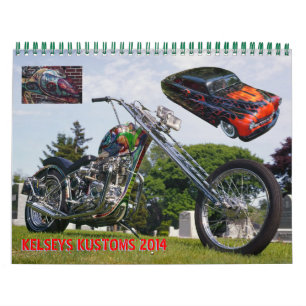 Calendário Kustoms, de Kelsey, 2014