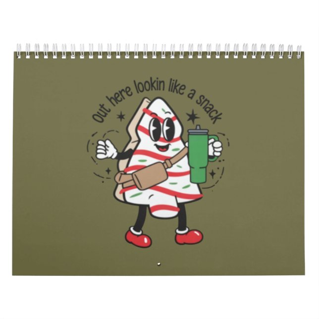 Calendário Lá Fora, Parece Um Bolo De Árvore De Natal. (Capa)