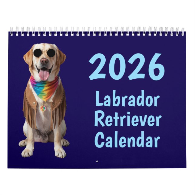 Calendário Labrador Retriever Calendar (Capa)