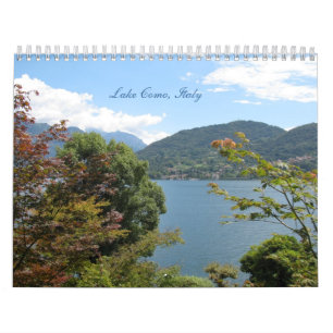Calendário Lago Como, Itália Calendar