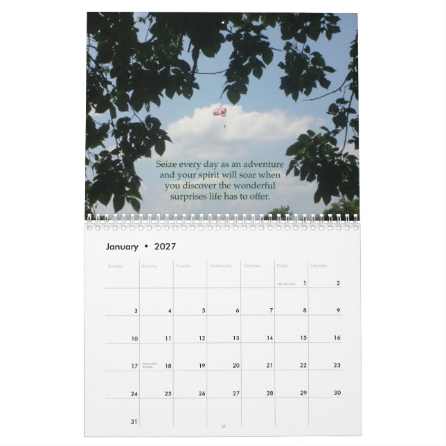 Calendário Lago do Ozarks 2012 (Jan 2027)