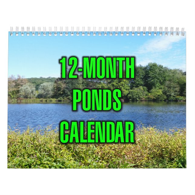 Calendário Lagoas de 12 Meses (Capa)