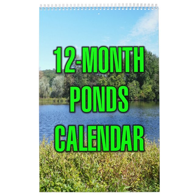 Calendário Lagoas de 12 Meses (Capa)