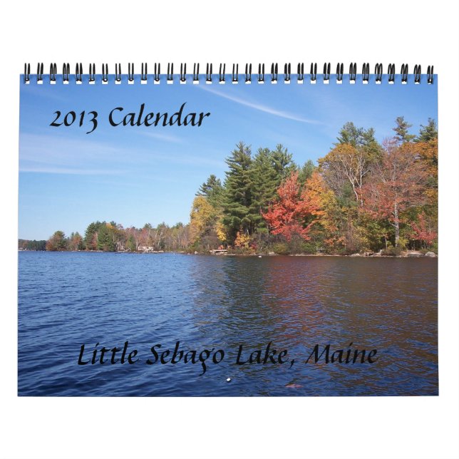Calendário Lakeviews de Maine (Capa)