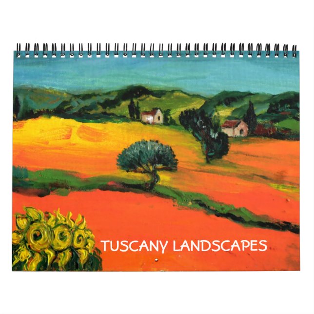 CALENDÁRIO LANDSCAPES TUSCÂNICOS COLEÇÃO DE ARTE FINA 2017 (Capa)