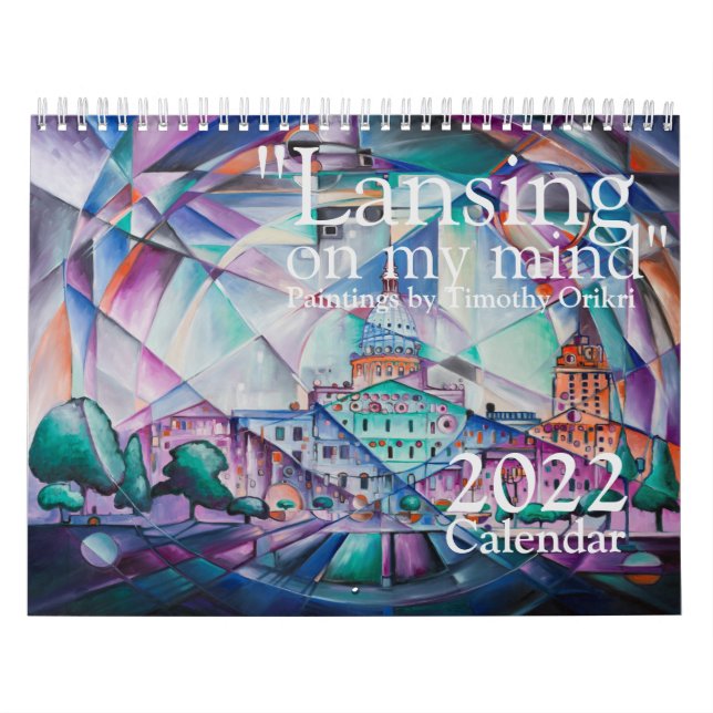 Calendário Lansing on my Mind 2022 Calendar (Capa)
