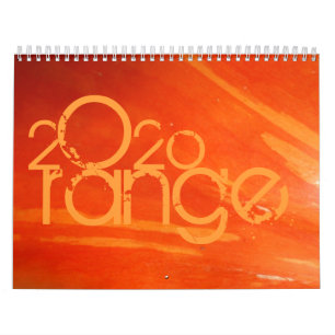 Calendário Laranja 2020 -