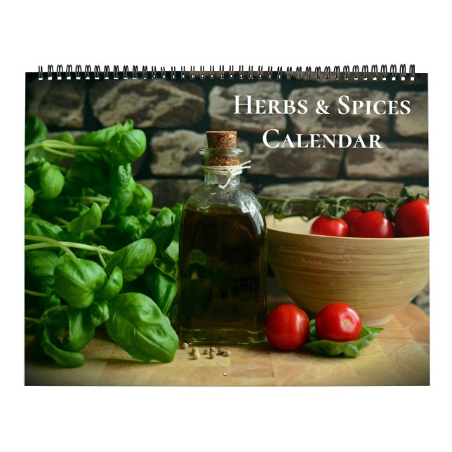 Calendário Large Size Herbs & Spices Calendar (Capa)