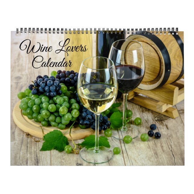 Calendário Large Size Wine Lovers Calendar (Capa)