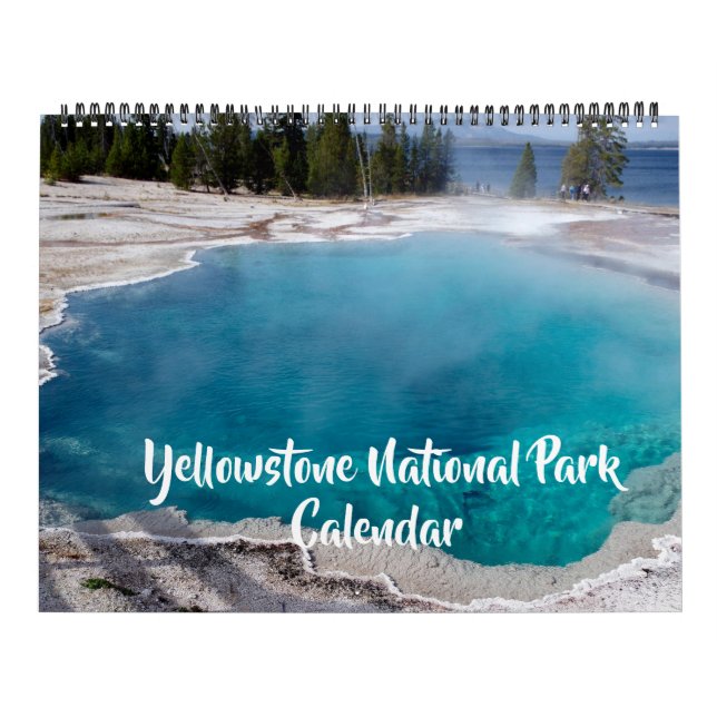 Calendário Large Size Yellowstone Park Calendar (Capa)