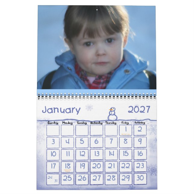 Calendário Larsons no Alasca 2008 Calender (Jan 2027)