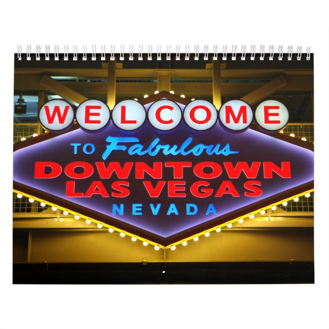 Calendário Las Vegas by Night (Capa)