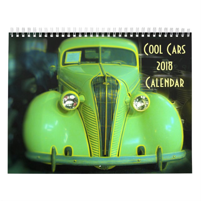 Calendário legal dos carros 2018 (Capa)