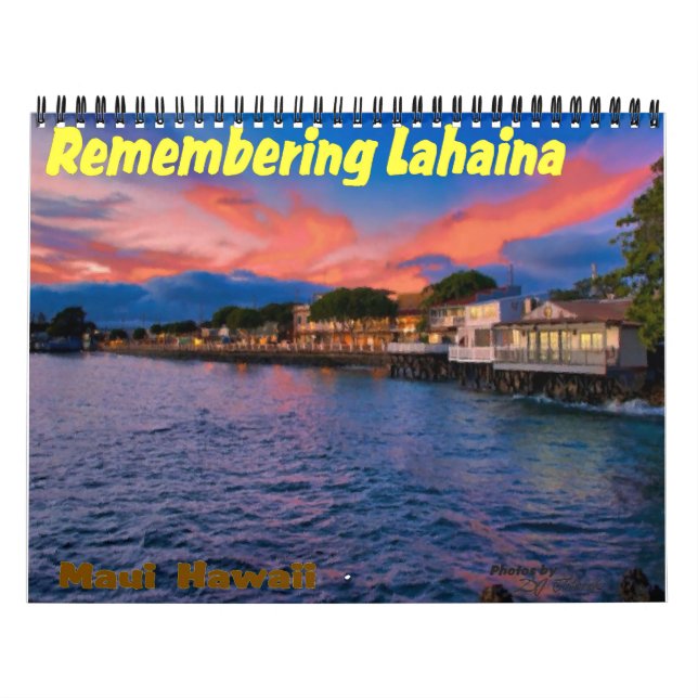 Calendário Lembrando Lahaina (Capa)