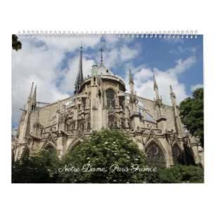 Calendário LEMBRE-SE - Notre-Dame de Paris