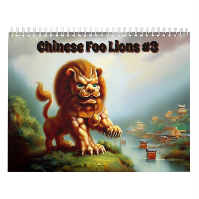 Calendário Leões Foo Chineses #3 (Capa)