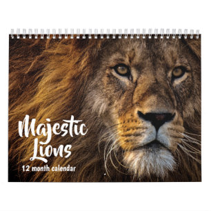 Calendário Leões Majestosos 2027